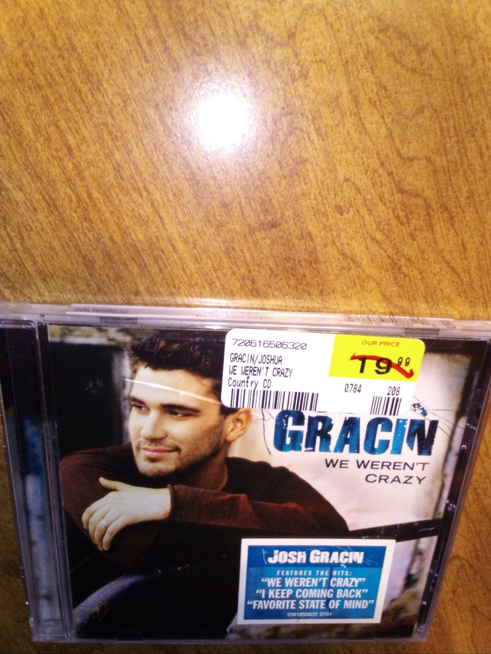 Josh Gracin We Weren't Crazy 2008 Lyric Street Records Country CD Sealed